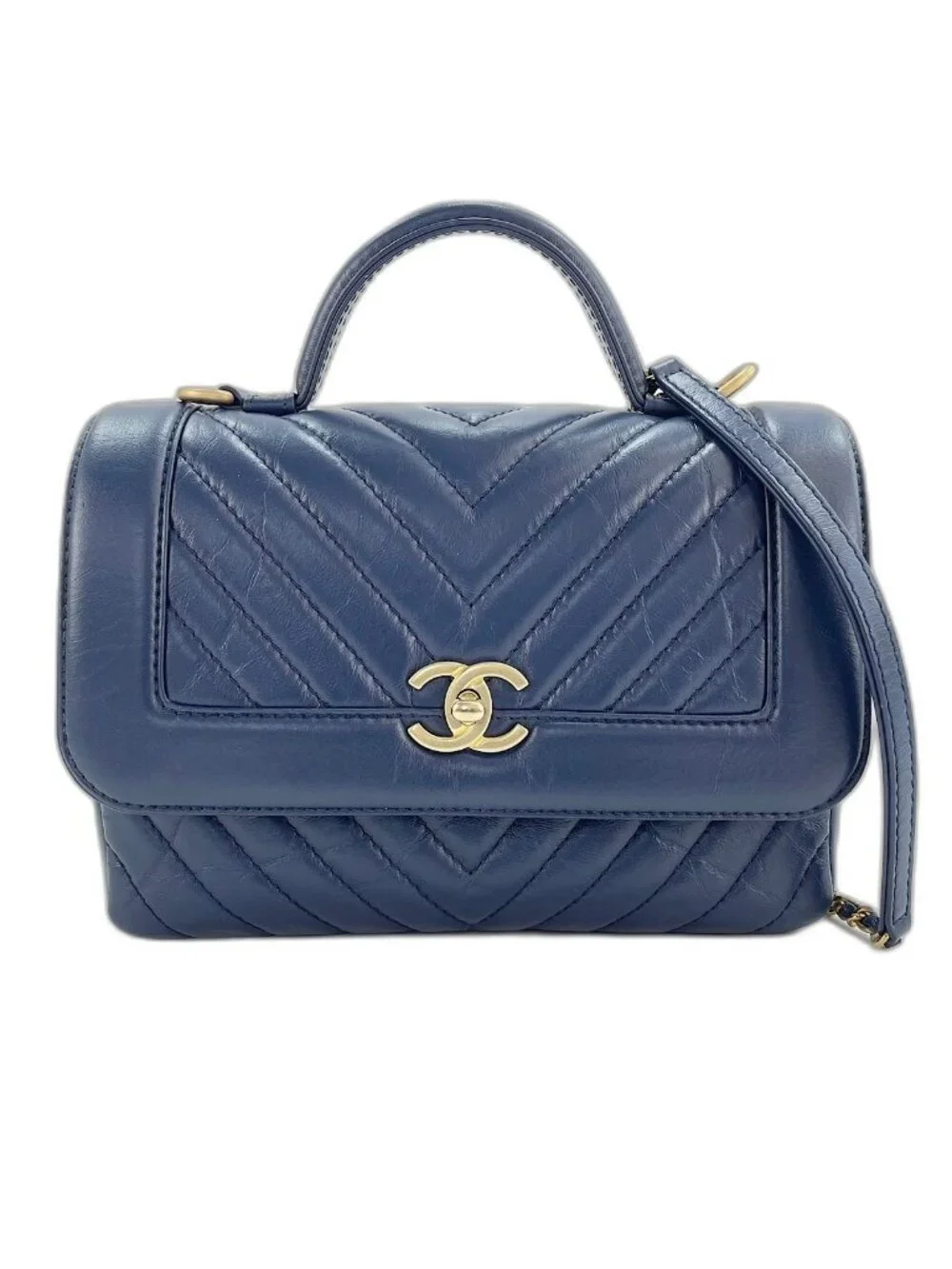 Chanel Shoulder Bag Navy